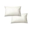 600TC Pair of Narrow Self Striped Standard Pillowcases Cream