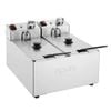Apuro Twin Tank Fryer 2x2kw 2x3ltr Commercial Kitchen Equipment