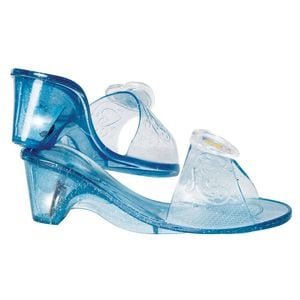 Disney Size 3+ Cinderella Light Up Jelly Shoes Kids/Girls Costume Accessory
