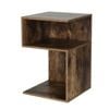 Artiss Bedside Table 2 Shelves - UMENI Rust Oak