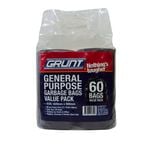 Grunt 56L 620 x 900mm General Purpose Rubbish Bags - 60 Pack