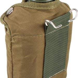 Wildtrak 1qt Spill-proof Canteen Camping Water Container W/ Cover Army Green
