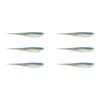 2x 3PK 7In Rapala Crush City The Jerk Soft Plastic Minnow Lures - Real Shad