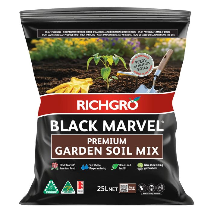 Richgro 25L Black Marvel Premium Garden Soil
