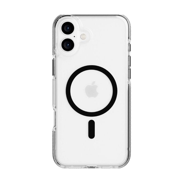 Tech21 EvoCrystal Phone Case MagSafe for iPhone 2024 Plus - Black