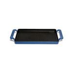 Chasseur Sky Blue 42 X 24cm Cast Iron Rectangular Grill Tray
