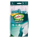 Sabco Large Dish Grip Latex Gloves - 1 Pair