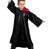 Harry Potter Kids Robe Halloween Costume with Hood and House Emblem Licensed – Black Colour, 6 Years+