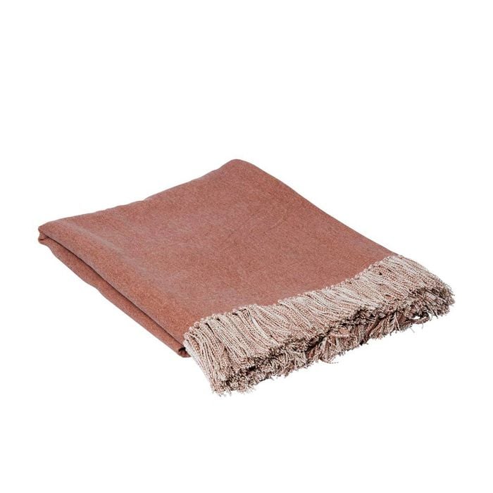 J.Elliot Idris Cotton Throw Dusty Pink Home