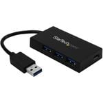 StarTech.com 4 Port USB 3.0 Hub - USB Type-A to 1x USB-C & 3x USB-A SuperSpeed 5Gbps - USB Bus Powered