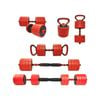 40kg Cast Iron All-in-One Multi-function Barbell Dumbbell Kettlebell Weight Set