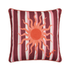 Mimosa 48cm x 48cm Mediterranean Sun Red Outdoor Cushion