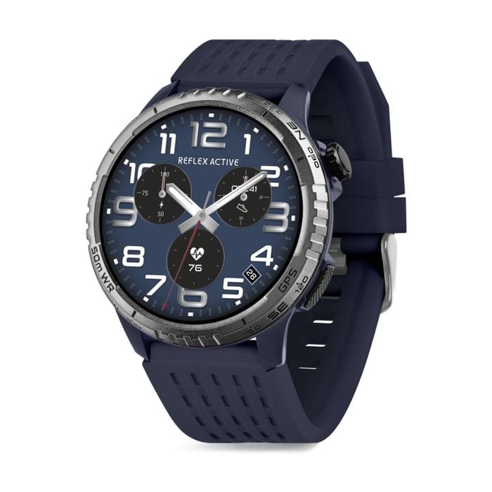 Reflex Active Seaventure 5atm Water Resistant Amoled Display smart Watch Blue