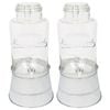 Rink Drink Glass Drinks Dispensers with Tap & Silver Bucket Stand - 8.7L - Pack of 2