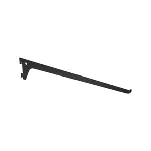 Flexi Storage Home Solutions Basic Shelving 400mm Black Single Slot Bracket