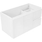 CIBO 900mm White Matte Tonic Wall Hung Vanity - Cabinet Only