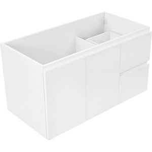 CIBO 900mm White Matte Tonic Wall Hung Vanity - Cabinet Only