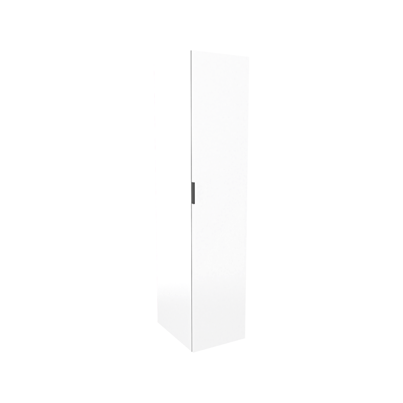 Lugna 2048 x 450 x 580mm White 3 Shelf 3 Drawer Right Hand Door Cabinet
