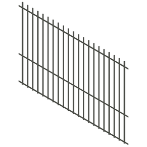 ProtectorAl 1201-2400W x 1800H Woodland Grey Radiator Pool Fence Panel Raked 16-30º