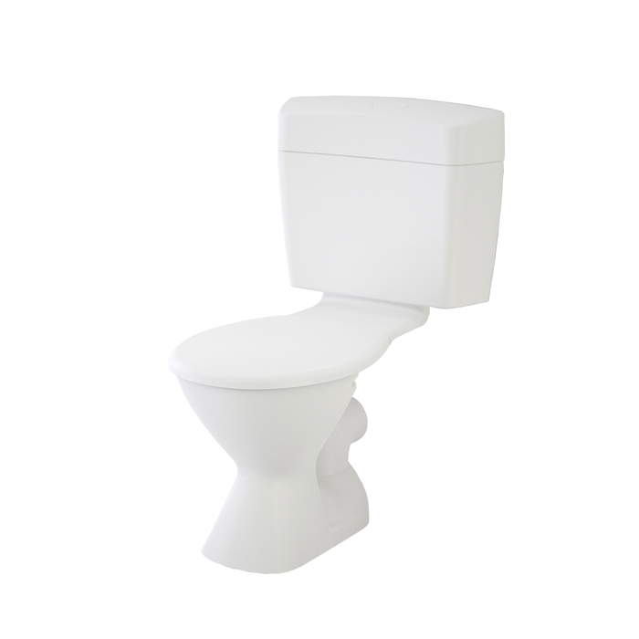 Caroma Uniset II Connector P Trap Toilet Suite WELS 3 Star 6L/Full