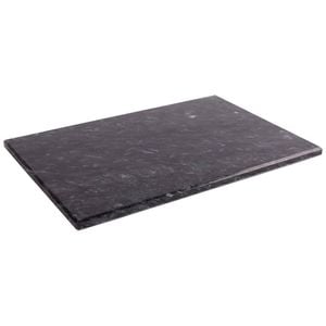 Argon Tableware Marble Chopping Board - 30 X 20cm Black Rectangular Cutting Board Solid Worktop Protector Mat Serving Platter
