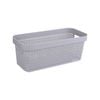 Ezy Storage Mode 5.2L Long Open Basket Grey