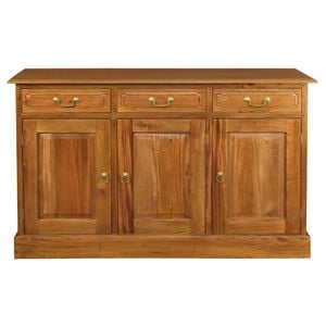 Centrum Furniture Tasmania 3 Door 3 Drawer Buffet (Light Pecan)