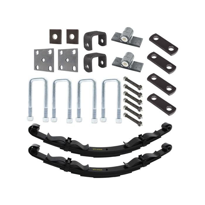 Sunrise Off-road Rebounce Spring Set With Fittings 60 X 7mm - 9 Leaf (2000kg Pair) - Orss9