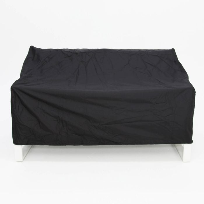 Large 2-Seater Lounge Cover - Black