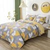 Bloomington Love Hearts 100% Cotton Lightly Quilted Reversible Coverlet Set Single