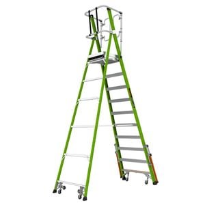 Little Giant 150kg 10 Step Safety Cage Platform Ladder