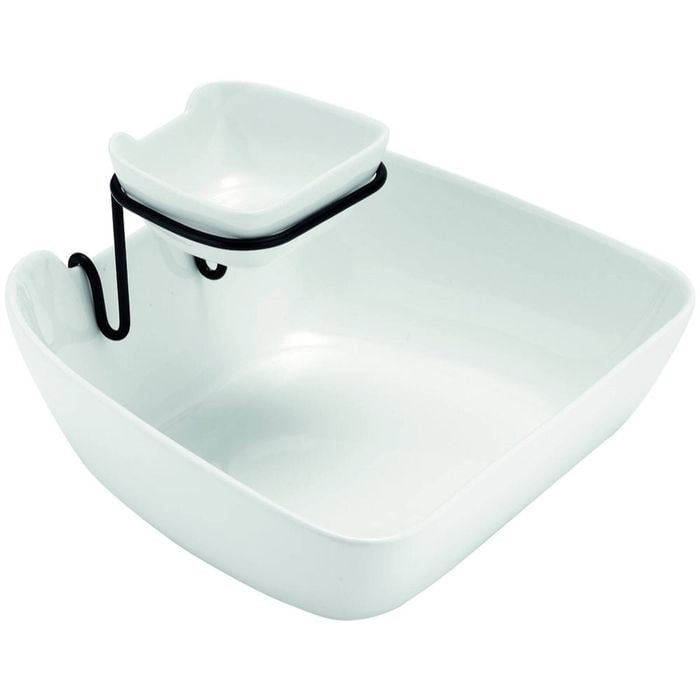Ladelle Alto Serve & Share Double Layer Chip & Dip Bowl