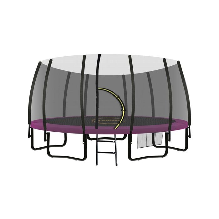 Kahuna Twister 14ft Springless Trampoline - Pink