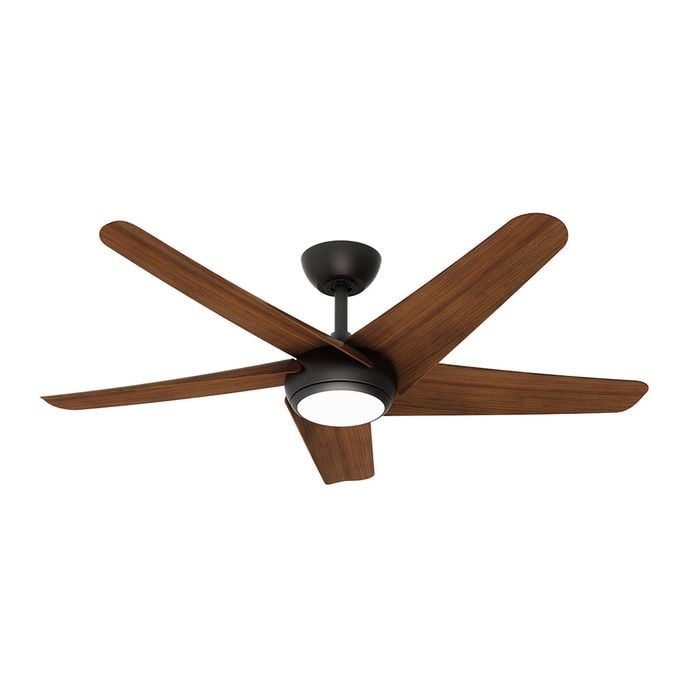 Geo 52" Led Ceiling Fan With Remote Control - Interchangable Three Or Five Blades