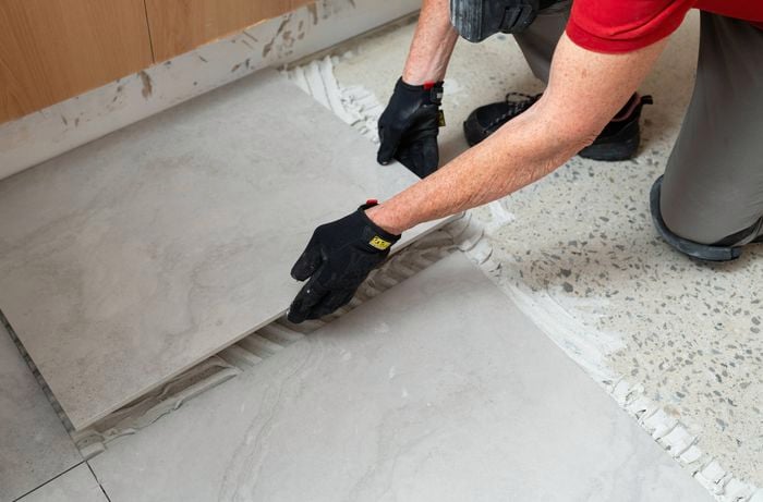 Lay the tiles