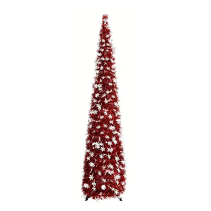Lifebay Red White Pop-Up Christmas Tree
