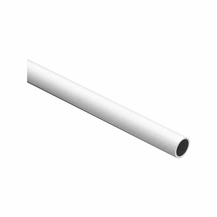 RapidMesh 12 x 1mm x 1m White Aluminium Round Tube