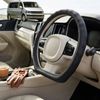 Australian Goose Steering Wheel Cover for VolksWagen Caravelle 2016 - Current D-shape Black