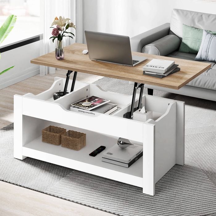 ALFORDSON Coffee Table Lift-Up Wood