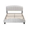 IHOMDEC Double Size Shell-Style Bed Frame Base Mattress Platform BEF04 Beige