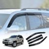 Weathershields for Toyota LandCruiser Prado 120 Series 2003-2009 Car Weather Shields Wind Deflectors Window Sun Visor 4 Pcs-Set