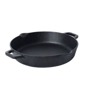 Meyer Pre-seasoned Cast Iron Induction Double Handle Skillet 26cm