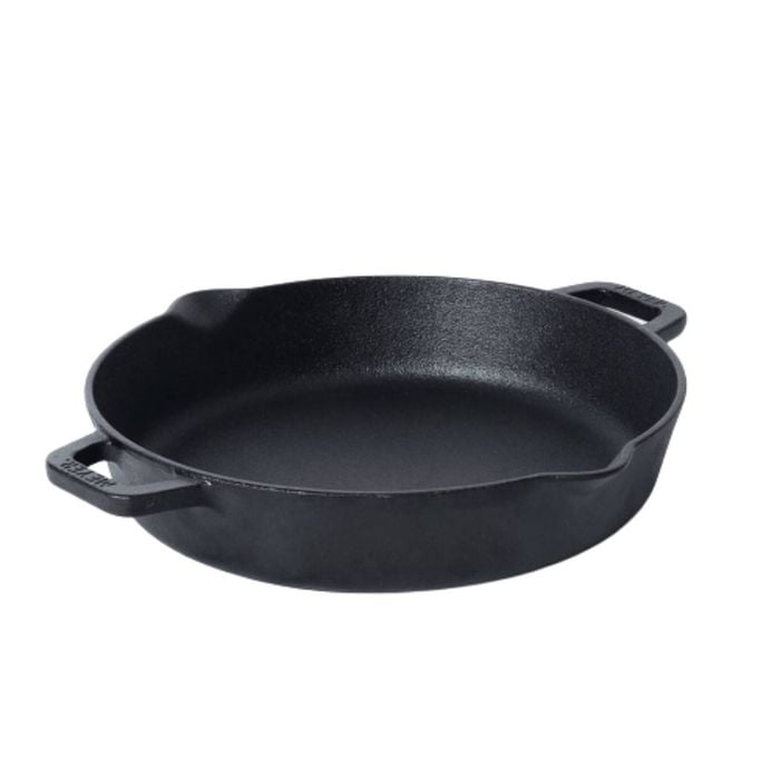Meyer Pre-seasoned Cast Iron Induction Double Handle Skillet 26cm