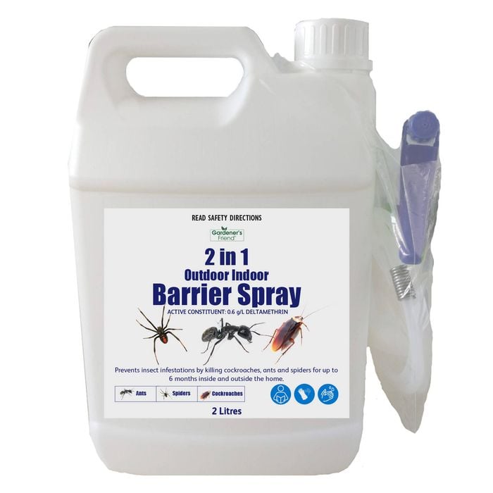 Gardener's Friend 2L 2 in 1 Outdoor Indoor Barrier Spray