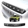 Bonnet Protector for Suzuki Jimny 3-Door 2018-Onwards Hood Guard Trim Matt Black Rivet Style