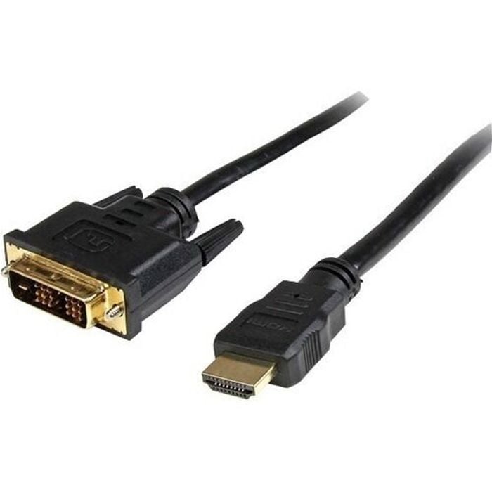Startech.com 0.5m Hdmi To Dvi-d Cable - Hdmi To Dvi Adapter / Converter Cable - 1x Dvi-d Male 1x Hdmi Male
