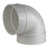 Holman 225mm 90° Female And Female PVC Stormwater Elbow