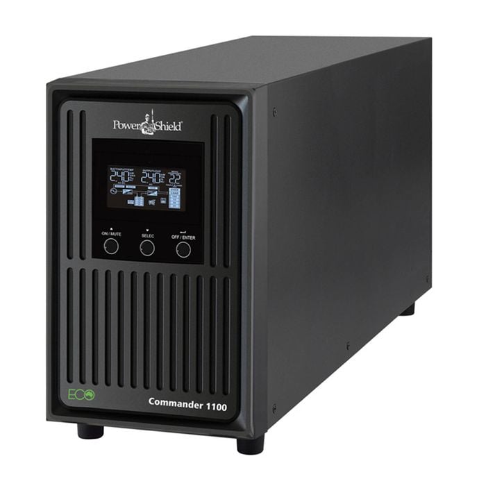 Powershield Commander 1100va/990w - 10amp, Line Interactive Pure Sine Wave Tower Ups With Avr, 4 Aus Sockets, 2-year Warranty