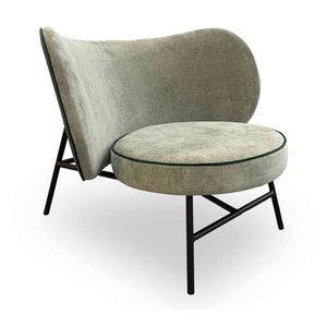 Modern Furniture AVENIR 86x76cm Lounge Chair - Green & Dark Green