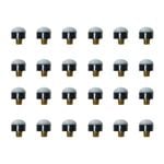 4x 6pc Formula Sports Leather Tip Screw Accessory 10mm - Blue